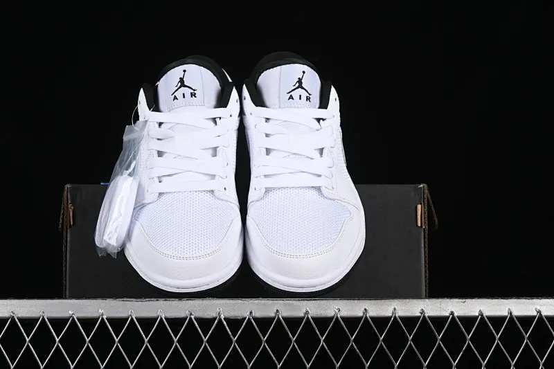 All categories Air Jordan Jordan series basketball shoes Air Jordan 1 Low Air Jordan 1 Low AJ1 Joe 1 mesh white low-top retro basketball shoes 338145-110